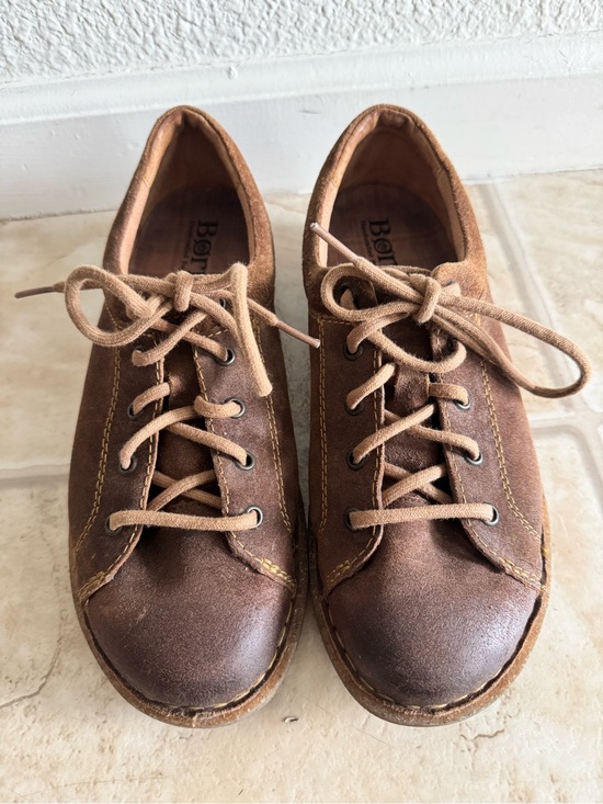 Born Trevan Lace Up Casual Womens Brown Shoes Sneaker Size 10 Water Resistant main image 5
